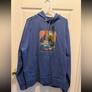 L.L. Bean Blue National Parks Hoodie